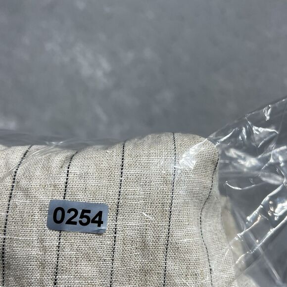 Max Studio Drape Front Womens Size Small Ivory Linen-Blend Jacket Striped - Picture 11 of 11